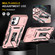 iPhone 16 Plus Armor PC + TPU Camera Shield Phone Case - Rose Gold