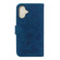 iPhone 16 Plus Butterfly Rose Embossed Leather Phone Case - Blue