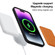 iPhone 16 Plus CD Texture MagSafe Liquid Silicone Phone Case - White