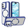iPhone 16 Plus CD-grain Magsafe Acrylic Hybrid TPU Phone Case - Blue