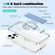 iPhone 16 Plus Clear Wristband Holder MagSafe Phone Case - Blue