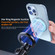 iPhone 16 Plus Cooling MagSafe Holder Phone Case with Lens Film - Titanium Gray