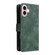 iPhone 16 Plus Crossbody Multi-card Slot Wallet Zipper Leather Phone Case - Green