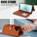 iPhone 16 Plus Crossbody Multifunction Rhombic Leather Phone Case - Brown