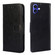 iPhone 16 Plus Crystal Texture Leather Phone Case - Black
