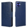 iPhone 16 Plus Crystal Texture Leather Phone Case - Royal Blue