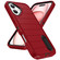iPhone 16 Plus Defender Gen2 Rugged PC + Silicone Phone Case with Holder - Red+Black