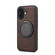 iPhone 16 Plus Denior A14 Skin Feel Rotating Holder MagSafe Phone Case - Brown