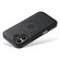 iPhone 16 Plus Denior Carbon Fiber Texture Leather MagSafe Phone Case - Black