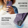 iPhone 16 Plus DG.MING MAGKING-K2 Series MagSafe RFID Card Bag Detachable Phone Case - Purple