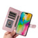 iPhone 16 Plus Diamond Lattice Leather Flip Phone Case - Rose Gold