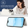 iPhone 16 Plus Double Buckle Rhombic PU Leather Phone Case - White