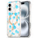 iPhone 16 Plus Dual-side Laminating IMD MagSafe Phone Case - Blue Flowers