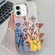 iPhone 16 Plus Electroplating Laser Flower Texture TPU Phone Case - Drawn Flowers AH3