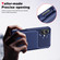 iPhone 16 Plus ENKAY Hat-Prince Card Slot Wallet TPU Back Leather Phone Case with Lens Film - Cyan