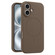 iPhone 16 Plus Fine Hole Liquid Silicone MagSafe Phone Case - Brown