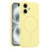 iPhone 16 Plus Fine Hole Liquid Silicone MagSafe Phone Case - Yellow