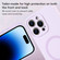 iPhone 16 Plus Fine Hole Pure Color Liquid Silicone MagSafe Phone Case - Lilac