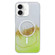 iPhone 16 Plus Gilding MagSafe Hybrid Clear TPU Phone Case - Green