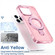 iPhone 16 Plus Glitter Ring Holder MagSafe Phone Case - Pink