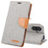 iPhone 16 Plus GOOSPERY CANVAS DIARY Fabric Texture Flip Leather Phone Case - Grey