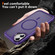 iPhone 16 Plus Hardware Lens Protection MagSafe Magnetic PC Hybrid TPU Phone Case - Purple