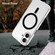 iPhone 16 Plus High Transparency TPU Hybrid PC MagSafe Magnetic Phone Case - Black
