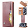 iPhone 16 Plus Knead Skin Texture Flip Leather Phone Case - Wine Red