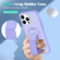 iPhone 16 Plus Matte Skin Feel Wristband Holder MagSafe Phone Case - Purple