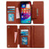 iPhone 16 Plus Multifunctional 7-Cards Wallet Leather Phone Case - Brown