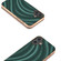 iPhone 16 Plus Nano Electroplating Galactic Pattern Protective Phone Case - Green