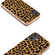 iPhone 16 Plus Nano Plating Leopard Print Phone Case - Brown