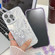 iPhone 16 Plus Plating Texture Butterfly Wristband TPU Phone Case with Glitter Lens Film - Silver Butterflies HU6