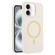 iPhone 16 Plus Pure Color Liquid Silicone MagSafe Phone Case - Antique White