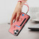 iPhone 16 Plus Retro Skin-feel Ring Multi-card Wallet Phone Case - Pink