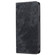 iPhone 16 Plus RFID Anti-theft Brush Magnetic Leather Phone Case - Black