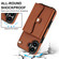 iPhone 16 Plus RFID Card Slot Phone Case with Long Lanyard - Brown