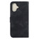 iPhone 16 Plus Seven-shaped Embossed Leather Phone Case - Black