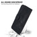 iPhone 16 Plus Seven-shaped Embossed Leather Phone Case - Black