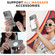 iPhone 16 Plus Silicone Suction Cup MagSafe Phone Case with Screen Film - Grey