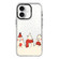 iPhone 16 Plus Simple Illustration Pattern Full Coverage Phone Case - Winter Bear