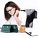 iPhone 16 Plus Skin Feel Four Card Slots Phone Case with Wrist Strap - Green