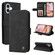 iPhone 16 Plus Skin Feel Life Tree Leather Phone Case - Black