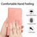 iPhone 16 Plus Skin Feel Sun Flower Embossed Flip Leather Phone Case with Lanyard - Pink