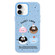 iPhone 16 Plus Skin Feeling Jelly TPU Hybrid PC Phone Case - Little Monster Blue
