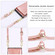 iPhone 16 Plus Square Zipper Wallet Bag TPU+PU Back Cover Case - Rose Gold