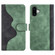 iPhone 16 Plus Stitching Horizontal Flip Leather Phone Case - Green