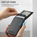 iPhone 16 Plus Suteni H19 Oil Wax 2-in-1 MagSafe Removable Card Box Back Phone Case - Black