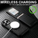 iPhone 16 Plus Suteni H19 Oil Wax 2-in-1 MagSafe Removable Card Box Back Phone Case - Black