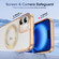 iPhone 16 Plus Translucent Frosted MagSafe Holder Phone Case with AI Button - Gold